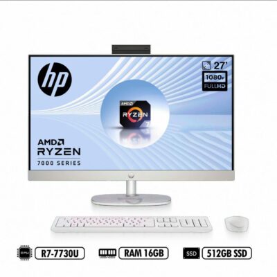 COMPUTADOR HP AIO 27-CR0011LA | FHD IPS | AMD RYZEN 7-7730U | 16GB RAM | SSD 512GB | 27" FULL HD