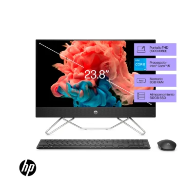 COMPUTADOR AIO HP 24-CB1027LA | INTEL CORE I5-1235U | 8GB RAM | SSD 512GB | 23.8" FHD