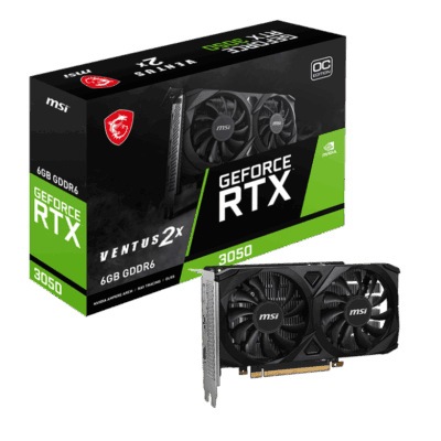 Tarjeta Grafica GeForce RTX™ 3050 VENTUS 2X 6G OC MSI