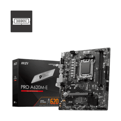Board MSI PRO A620M-E AM5 DDR5 Ryzen 7000 8000 9000