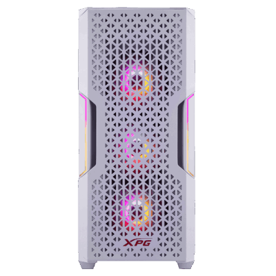 Chasis Gamer XPG STARKER AIR BLANCO + 1 Fan ARGB + 1 Fan No ARGB