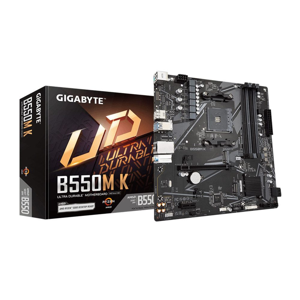 BOARD GIGABYTE B550M-K AM4 PCIe4.0 NVMe MICRO ATX - Imagen 2