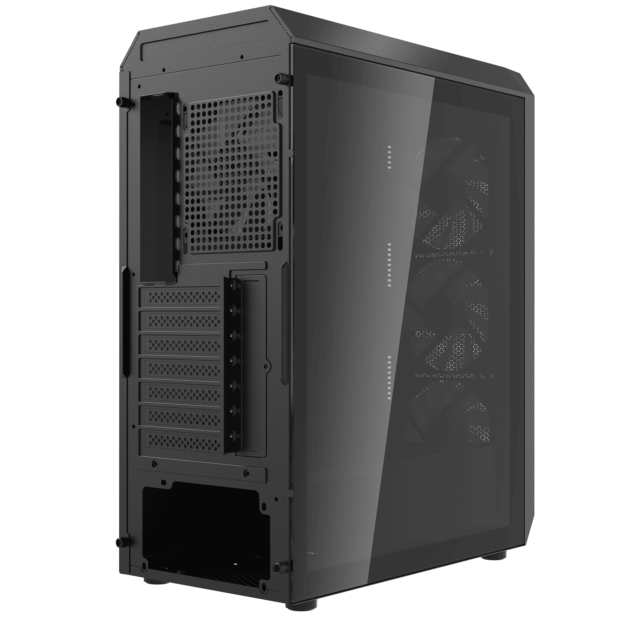 Chasis Gamer XPG VALOR AIR PLUS Negro + 4Fan ARGB - Imagen 3