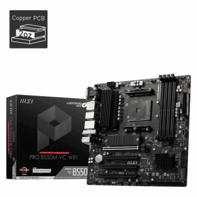 Board MSI PRO B550M-VC WIFI AM4