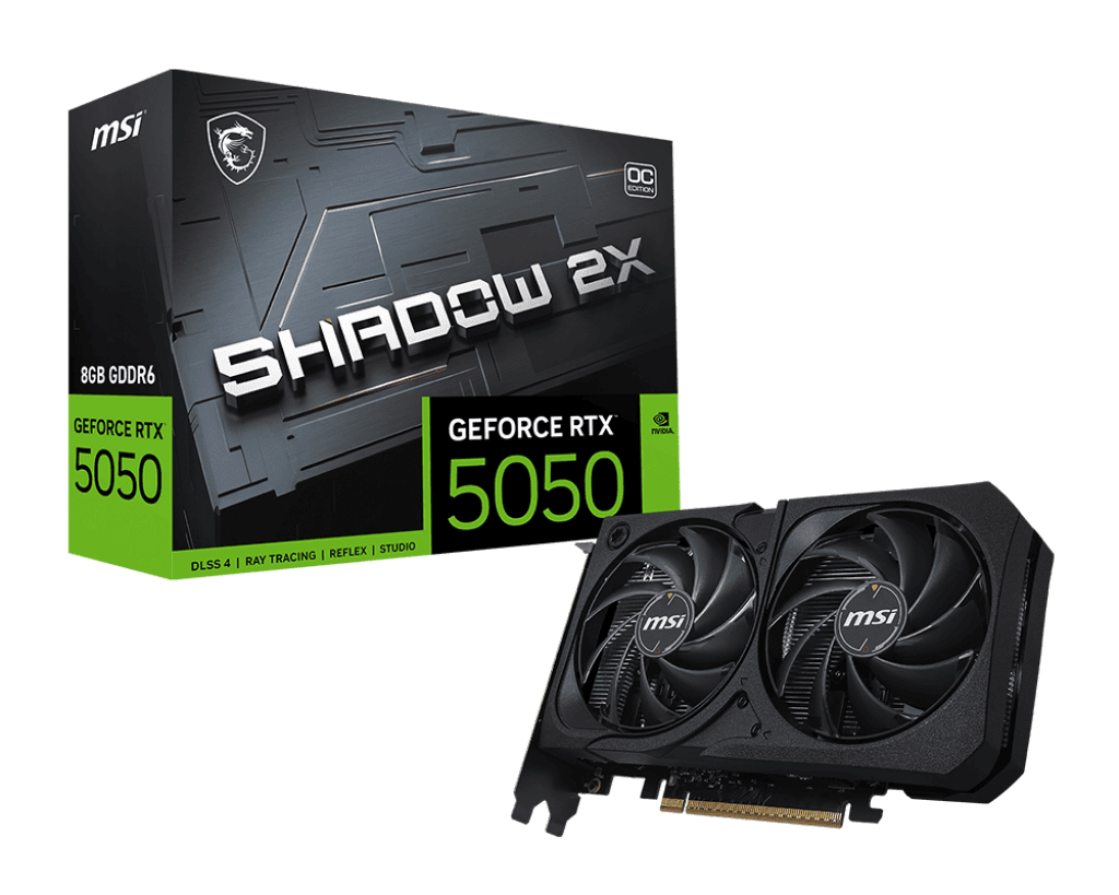 Tarjeta Grafica MSI Geforce RTX 5050 Shadow 2x OC 8GB