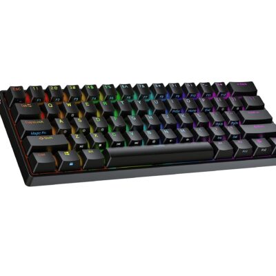 Teclado Mecanico Gamer Ranked Nova RGB al 60% US Negro