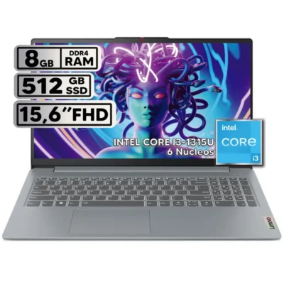 Portátil Lenovo Ideapad Slim 3 15IRU8 Core I3 1315U 8GB 512GB 15,6" FHD