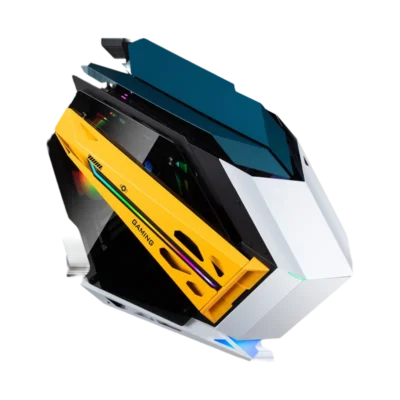 Chasis Iceberg Mech One - Ventiladores ARGB + Doble Tira LED M-RGB + 2 Vidrios con Protector Metálico
